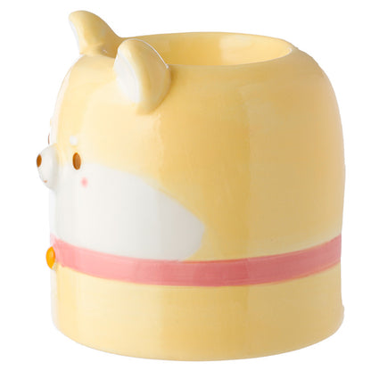 Ceramic Shiba Inu Dog Shaped Oil Burner