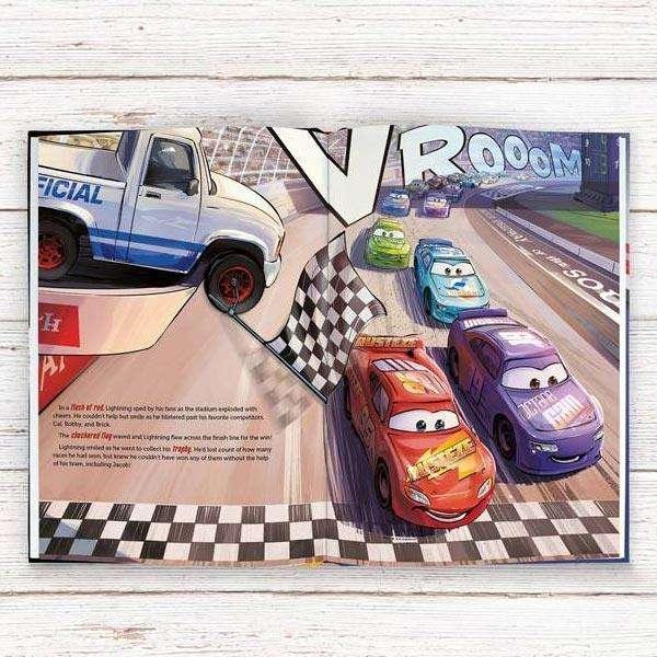 Personalised Disney Cars 3 Story Book - Myhappymoments.co.uk