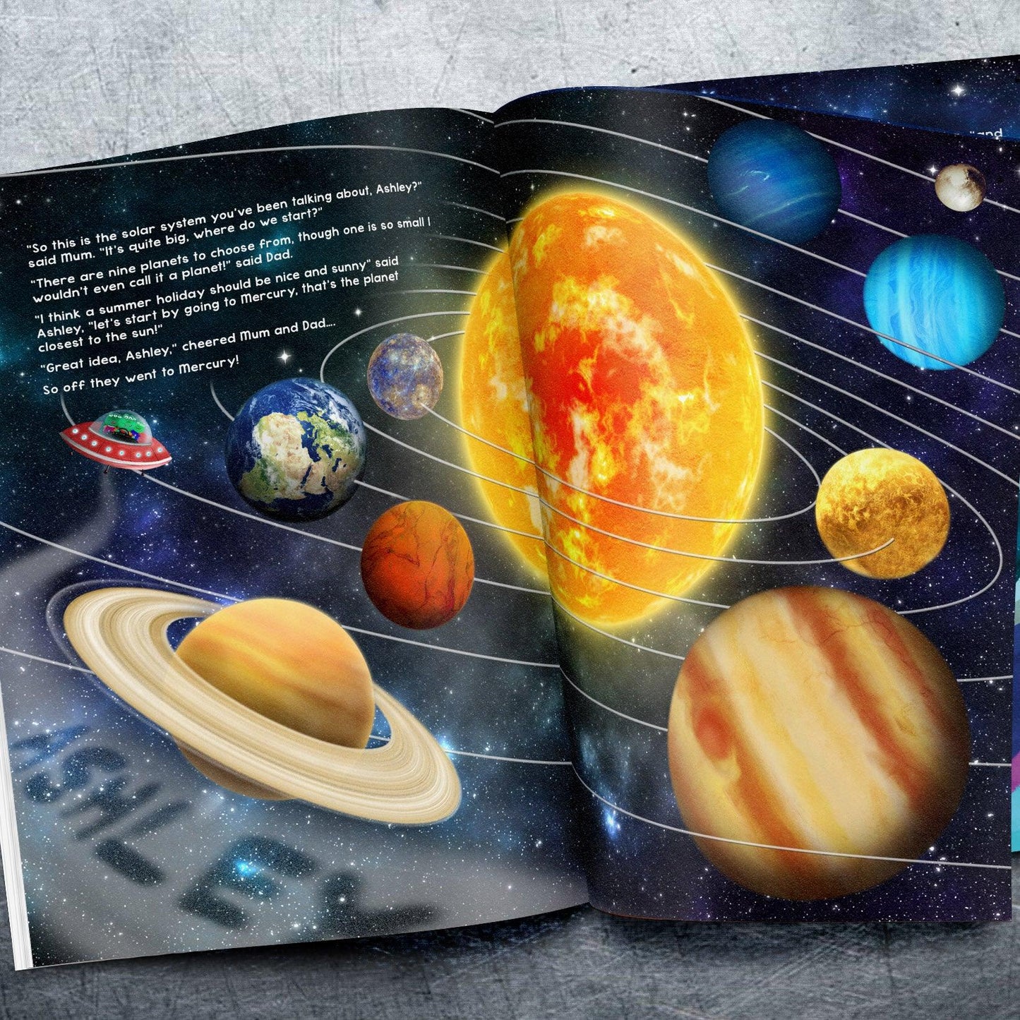 Personalised Space Book & Toy Gift Set