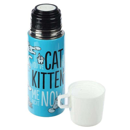 Simon's Cat Design Thermos Flask - Myhappymoments.co.uk