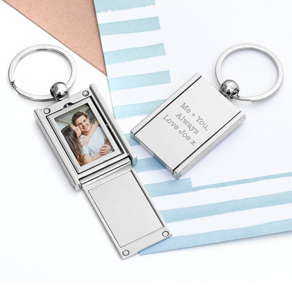 Personalised Mini Photo Frame Keyring