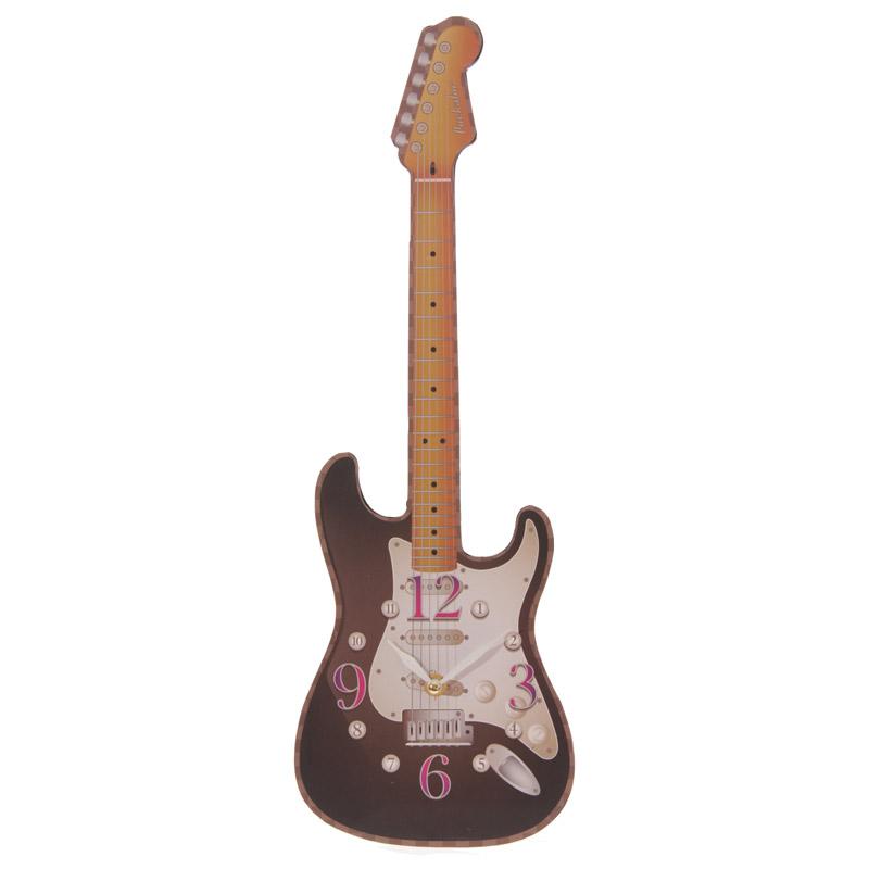 Ted Smith Rock Guitar Shaped Wall Clock