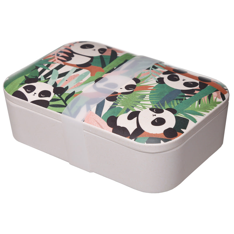 Panda Bamboo Eco Friendly Lunch Box