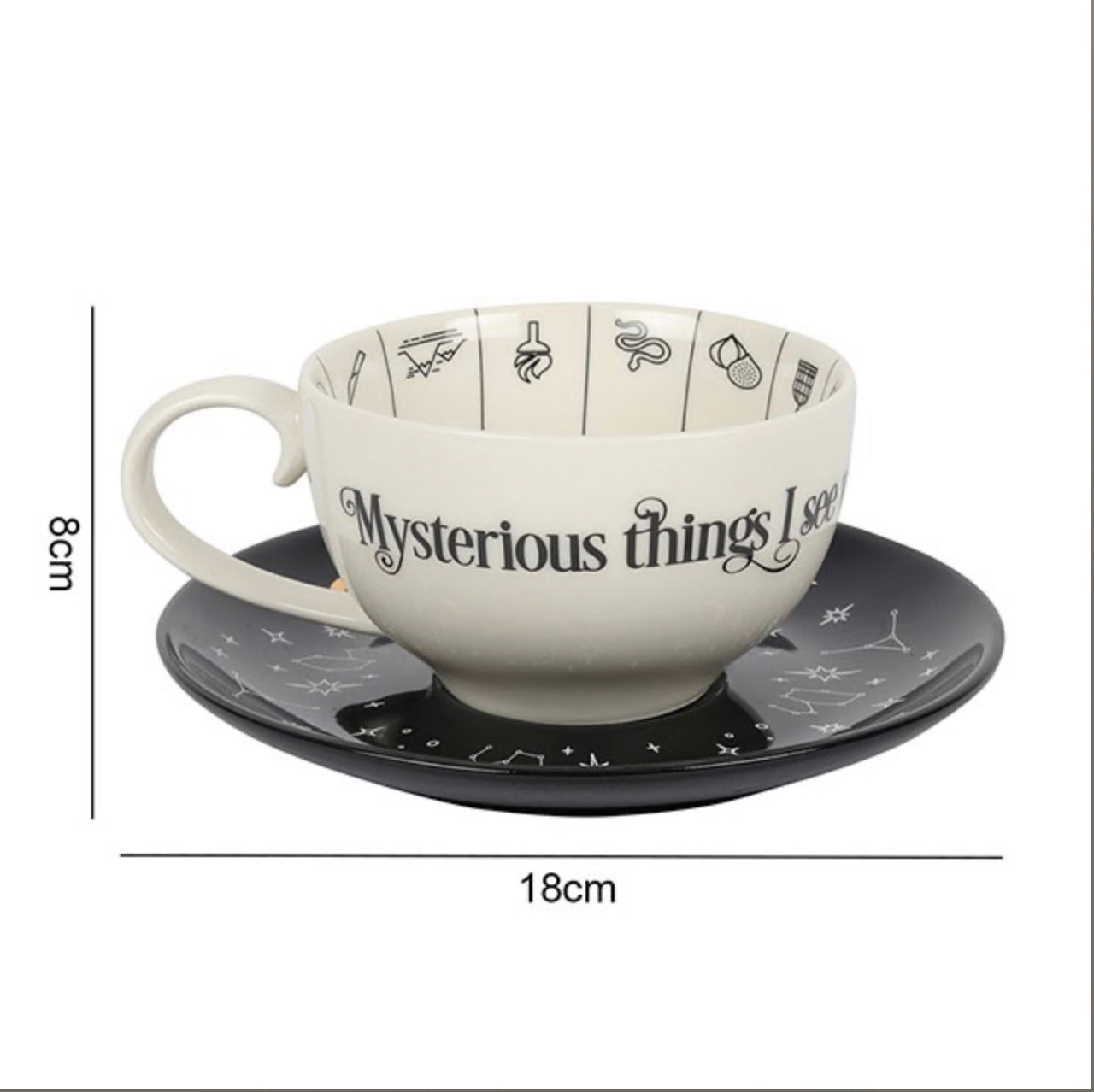 Fortune Telling Ceramic Teacup