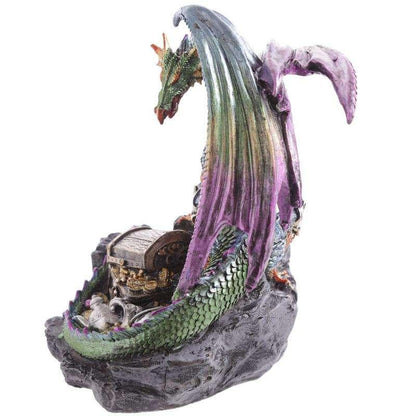 Treasure Seeker Dark Legends Dragon Figurine - Myhappymoments.co.uk