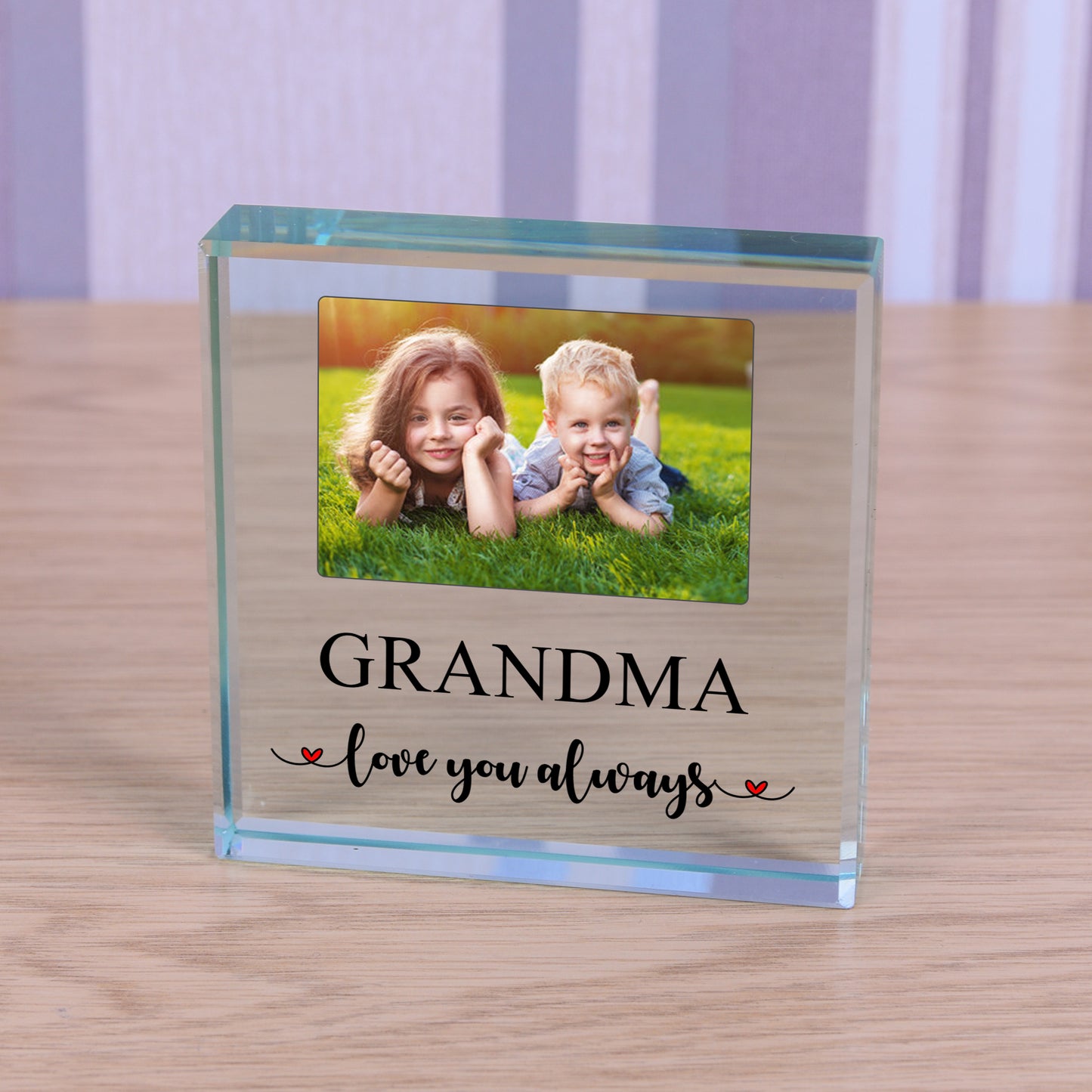 Photo Glass Token - Love You Always | Gift For Mummy | Daddy