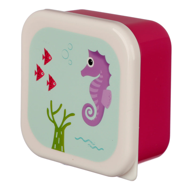 Sealife Design Plastic Lunch Boxes Set of 3 - Myhappymoments.co.uk