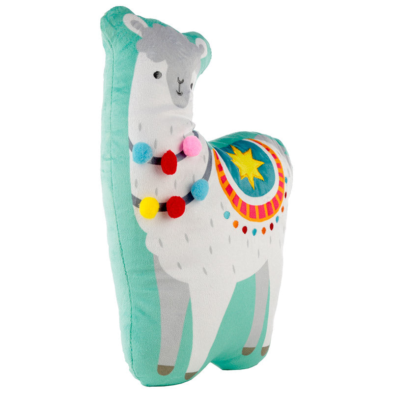 Llama Shaped Plush Cushion - Myhappymoments.co.uk