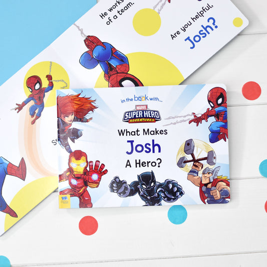 What Makes Me a Hero Marvel Board Book - Myhappymoments.co.uk