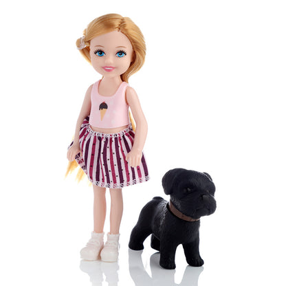 Sally Dress Up Doll with Dog and Accessories