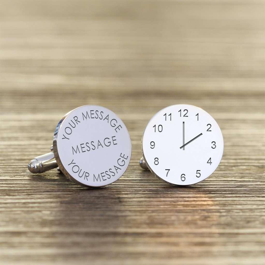 Personalised Special Time Cufflinks