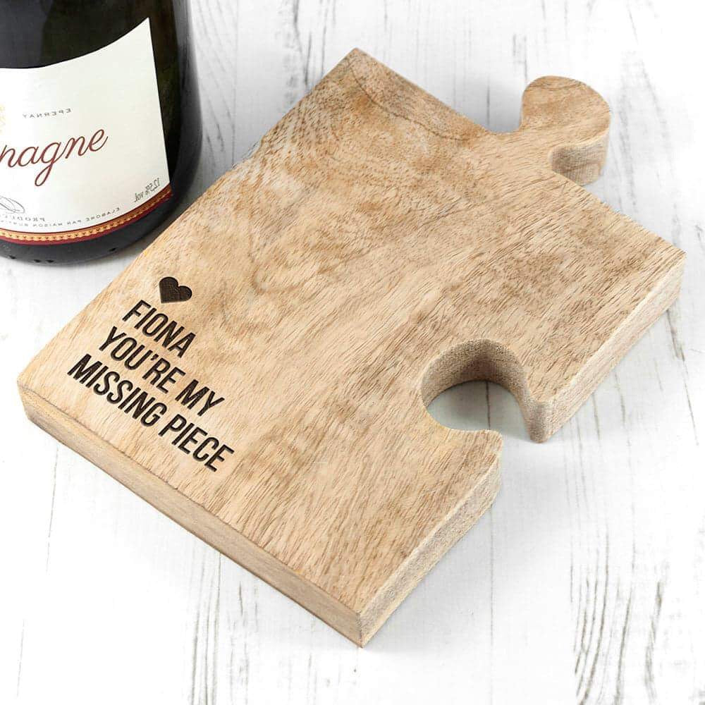 Personalised Missing Piece Jigsaw Coaster - Myhappymoments.co.uk