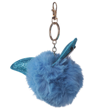 Shark Pom Pom Keyring - Myhappymoments.co.uk