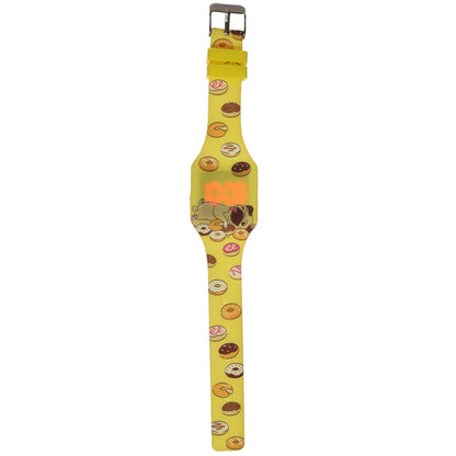 Mopps Pug Silicone Digital Watch