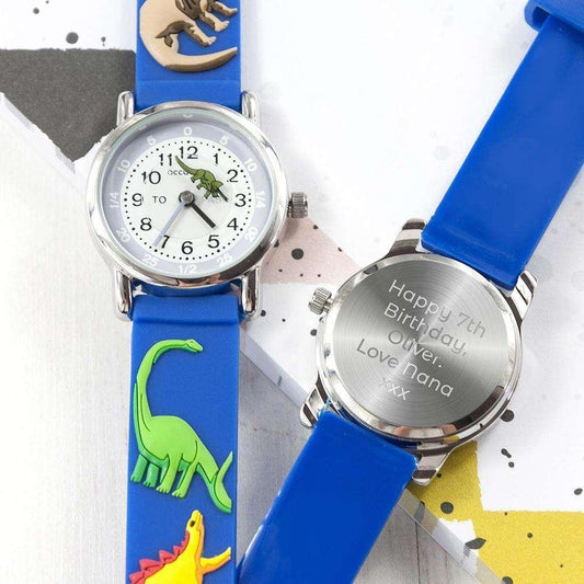 Personalised Dinosaur Watch - Myhappymoments.co.uk