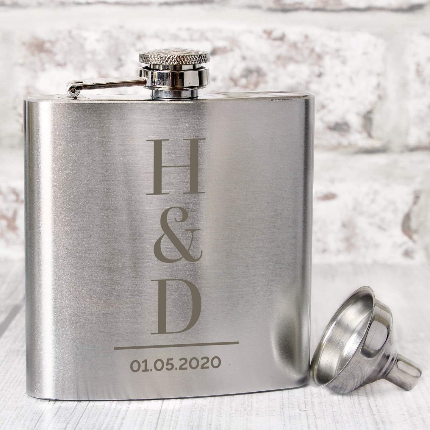 Personalised Initials Hip Flask