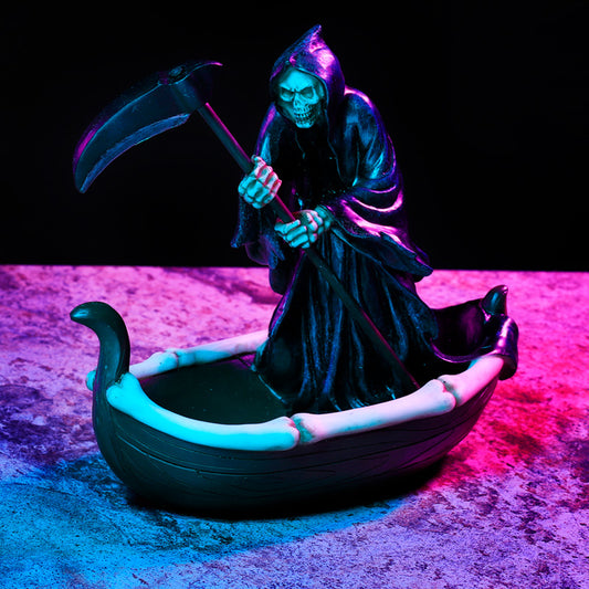 The Reaper Ferryman of Death with Scythe Decorative Ornament