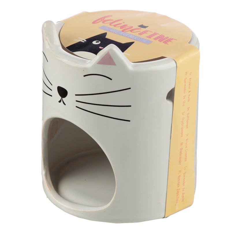 Ceramic Feline Fine Cat Oil Burner