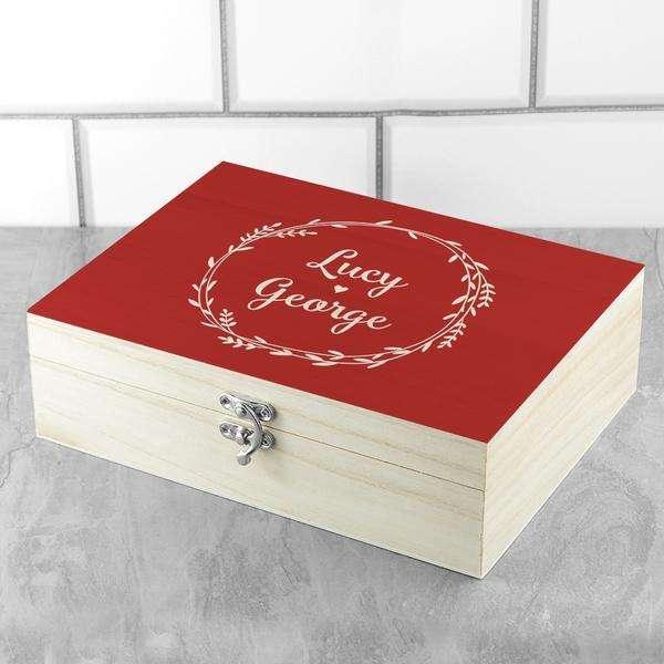 Personalised Couples Pukka Tea Selection Box - Myhappymoments.co.uk