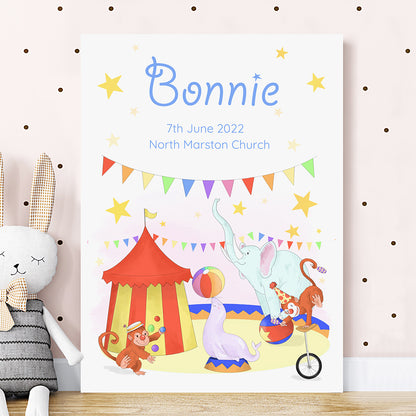 Personalised Circus Fun Print