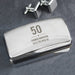 Personalised 50th Birthday Cufflink Box