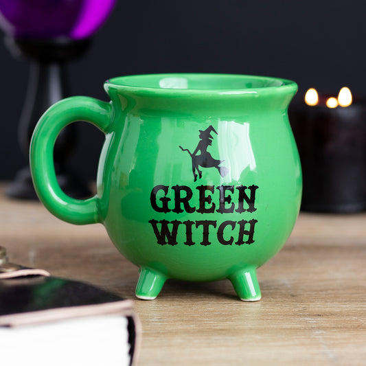 Green Witch Cauldron Mug