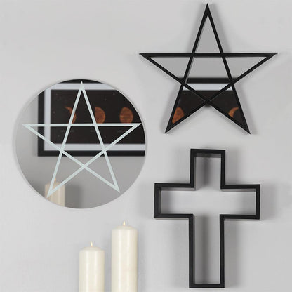 Round Pentagram Mirror