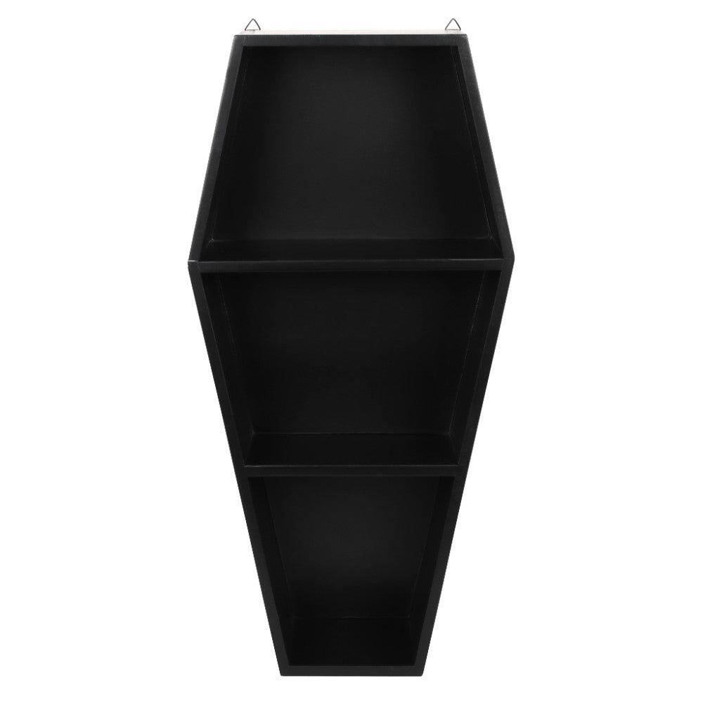 Black Coffin Display Shelf