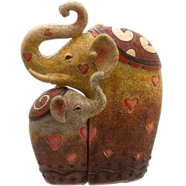 Pair Of Elephants Ornament