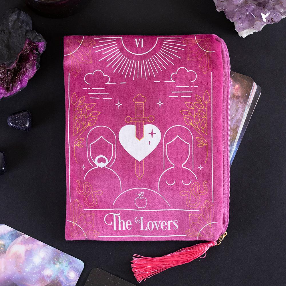 The Lovers Tarot Card Zippered Bag