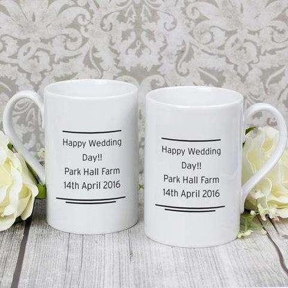 Personalised Classic Mug Set - Myhappymoments.co.uk