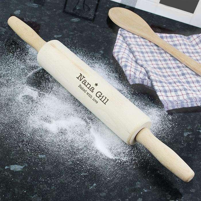 Personalised Baker Rolling Pin - Myhappymoments.co.uk