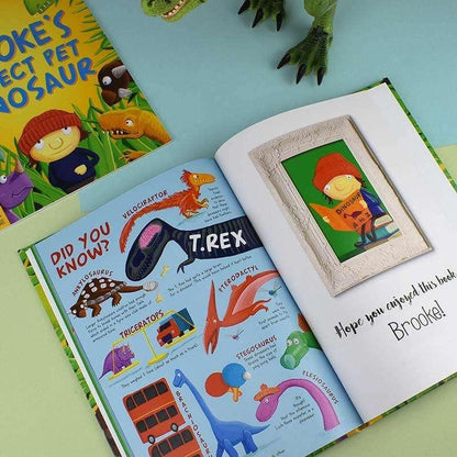 Personalised Pet Dinosaur Story Book - Myhappymoments.co.uk