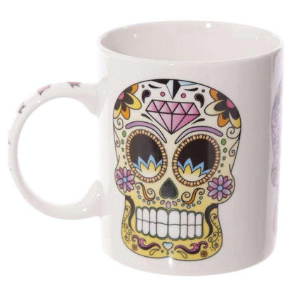 Sugar Skull Day of the Dead Mug - Myhappymoments.co.uk