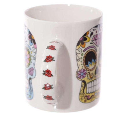 Sugar Skull Day of the Dead Mug - Myhappymoments.co.uk