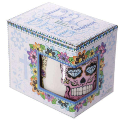 Sugar Skull Day of the Dead Mug - Myhappymoments.co.uk