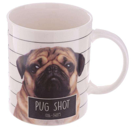 Pug Mug Cute Pug Shot Design - Myhappymoments.co.uk