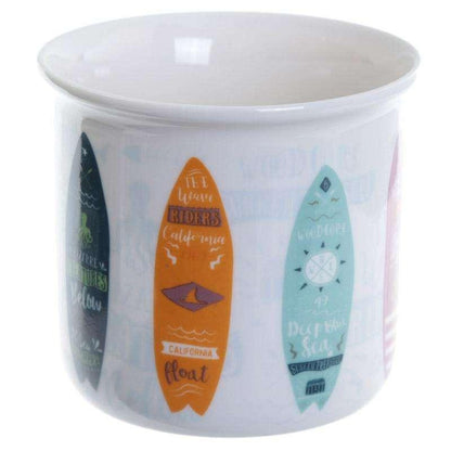 Surfboard Enamel Shape Mug - Myhappymoments.co.uk