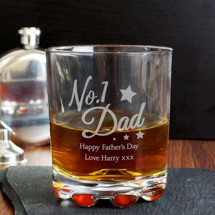 Personalised No.1 Dad Tumbler - Myhappymoments.co.uk