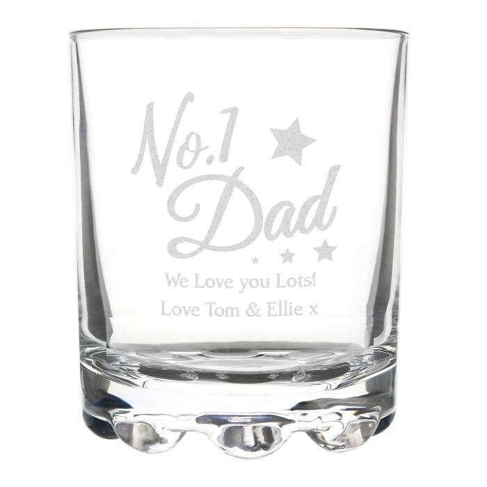 Personalised No.1 Dad Tumbler - Myhappymoments.co.uk