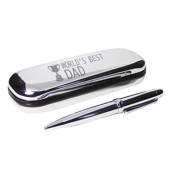 World's Best Dad Pen & Box - Myhappymoments.co.uk