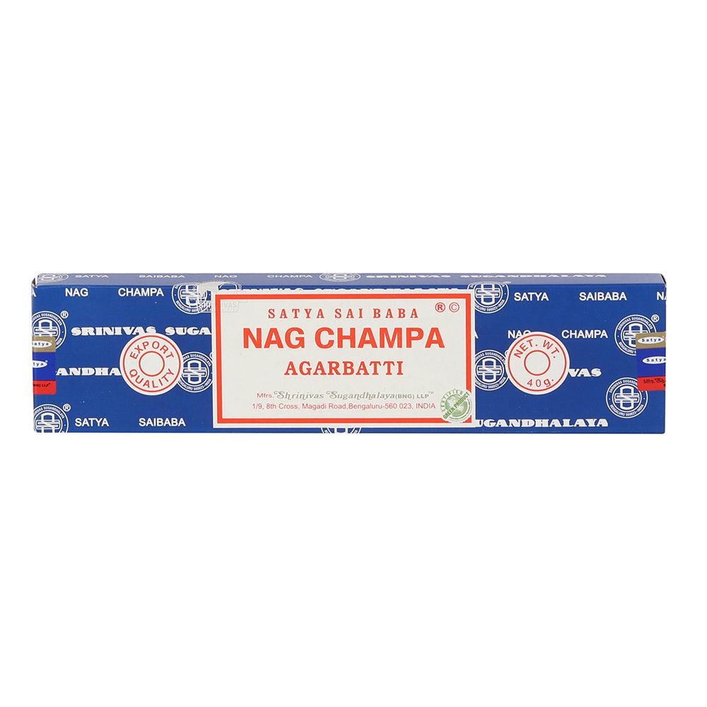 Box of 12 Packs Of 40g Sai Baba Nagchampa Incense Sticks