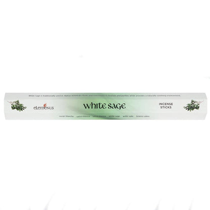 6 Packs of Elements White Sage Incense Sticks