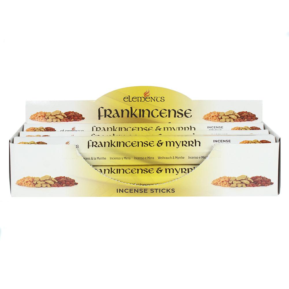 6 Packs of Elements Frankincense and Myrrh Incense Sticks