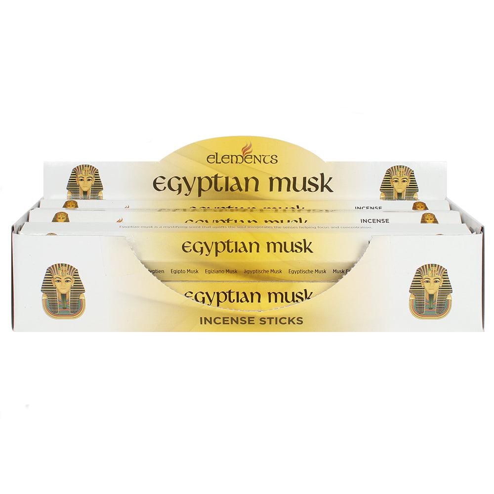 6 Packs of Elements Egyptian Musk Incense Sticks