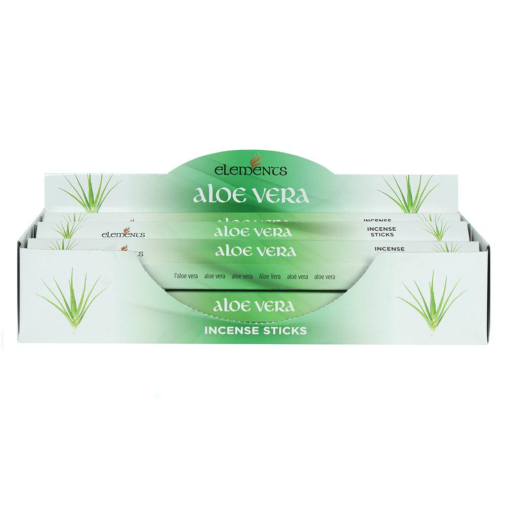 6 Packs of Elements Aloe Vera Incense Sticks