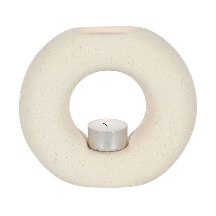 Cream Speckle Doughnut Oil Burner