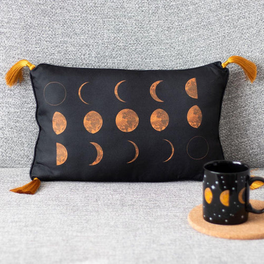 Rectangular Moon Phases Cushion