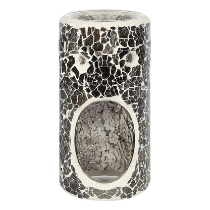 Pillar Gunmetal Grey Crackle Oil Burner