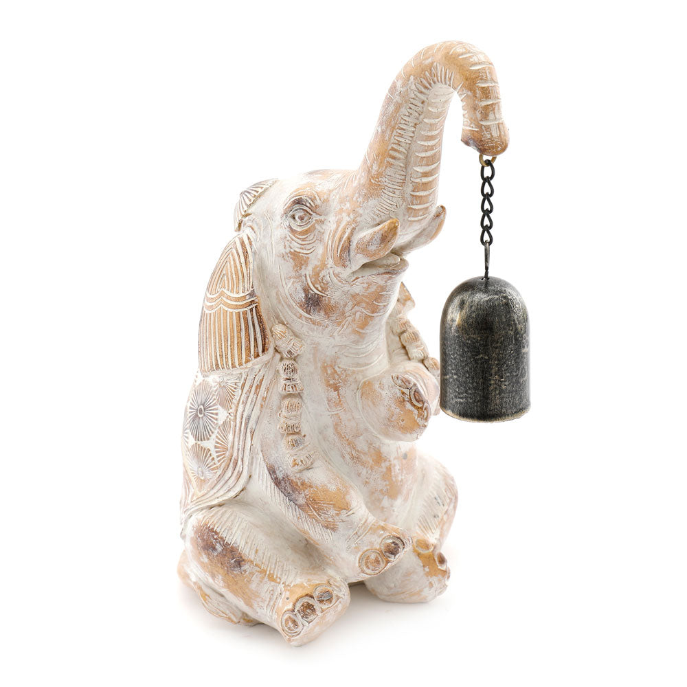 22cm Elephant Ornament with Bell